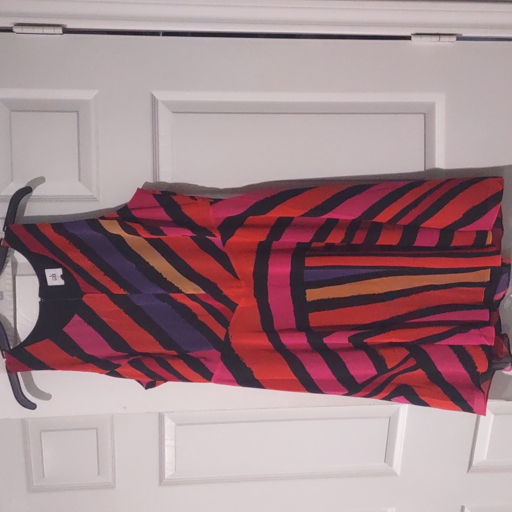 cabi #4975 Fete Dress Festive Stripe size large. NWT never worn